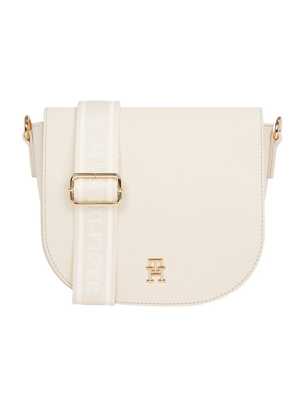 TOMMY HILFIGER TOMMY HILFIGER Torba preko ramena  boja pijeska / zlatna / bijela