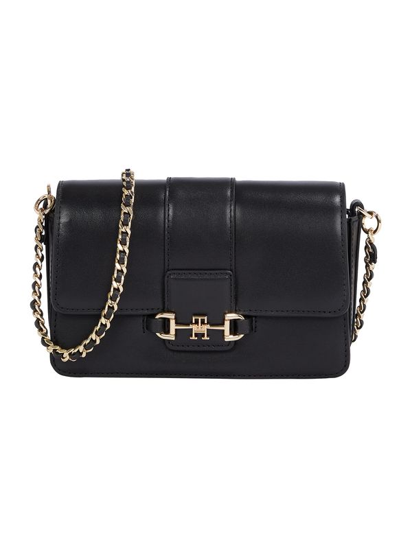 TOMMY HILFIGER TOMMY HILFIGER Torba preko ramena 'HERITAGE'  zlatna / crna