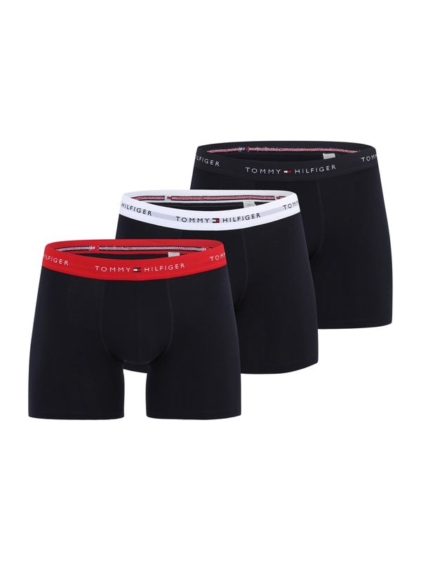 Tommy Hilfiger Underwear Tommy Hilfiger Underwear Bokserice 'Essential'  mornarsko plava / siva / tamno crvena / bijela