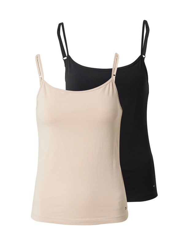 Tommy Hilfiger Underwear Tommy Hilfiger Underwear Potkošulja 'Cami'  bež / mornarsko plava / svijetlo crvena / crna
