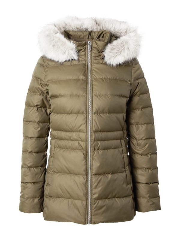 TOMMY HILFIGER TOMMY HILFIGER Zimska jakna 'Tyra'  mornarsko plava / kaki / crvena / bijela
