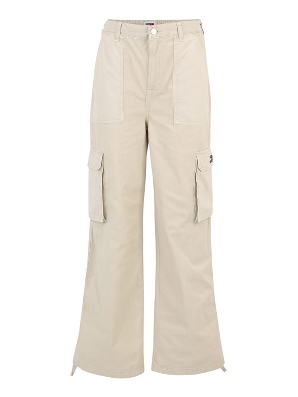 Tommy Jeans Tommy Jeans Cargo hlače 'CLAIRE'  bež / morsko plava / crvena / bijela
