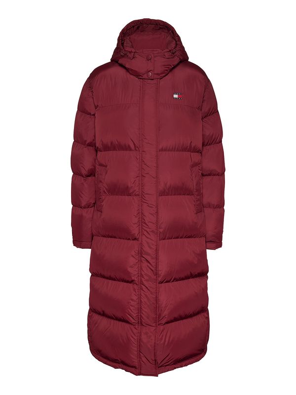Tommy Jeans Curve Tommy Jeans Curve Zimski kaput 'Alaska'  tamno crvena