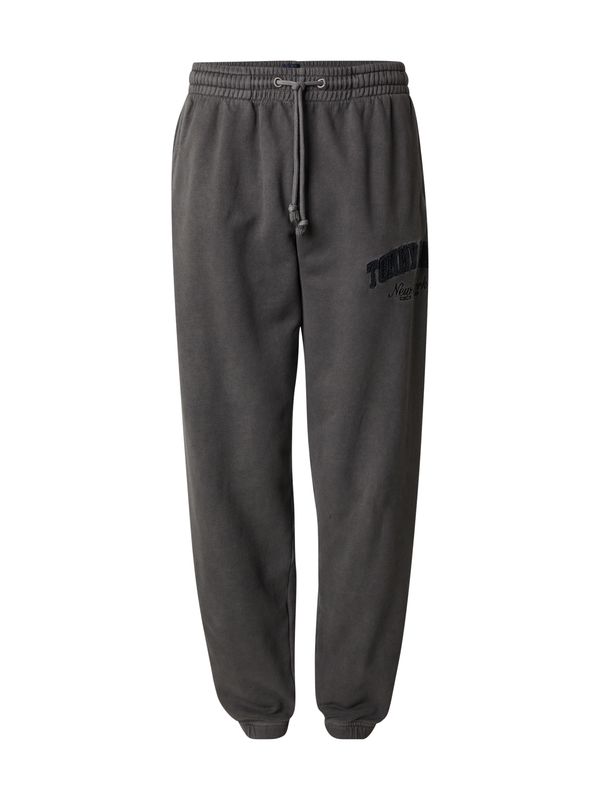 Tommy Jeans Tommy Jeans Hlače  siva / crna