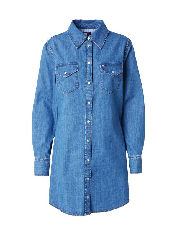Tommy Jeans Tommy Jeans Košulja haljina  plavi traper