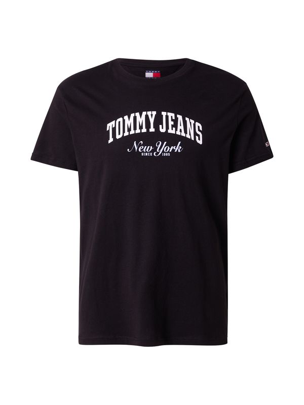 Tommy Jeans Tommy Jeans Majica  crna / bijela