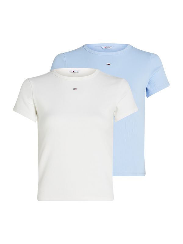 Tommy Jeans Tommy Jeans Majica 'ESSENTIAL'  pastelno plava / bijela