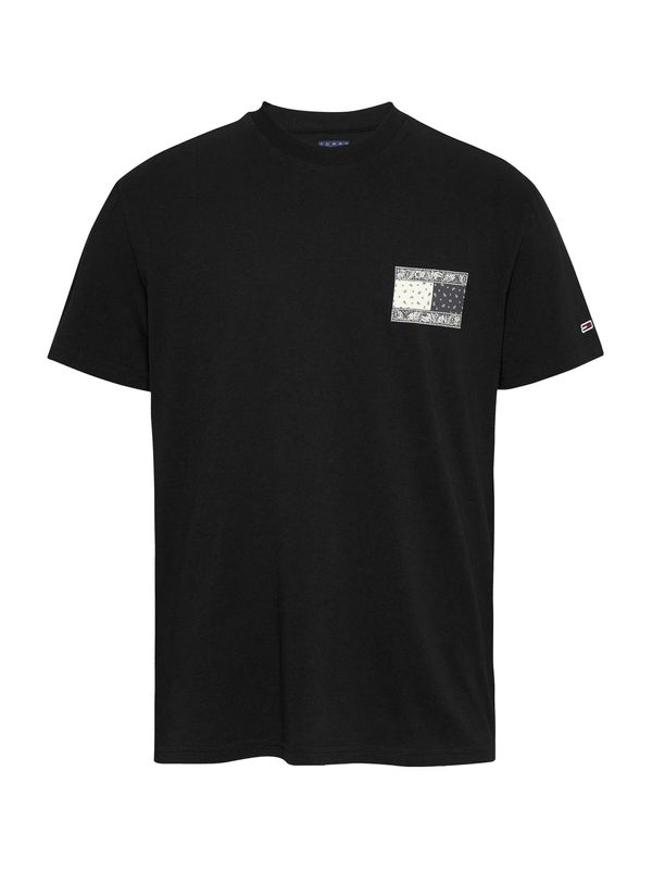 Tommy Jeans Tommy Jeans Majica  grafit siva / crna / bijela