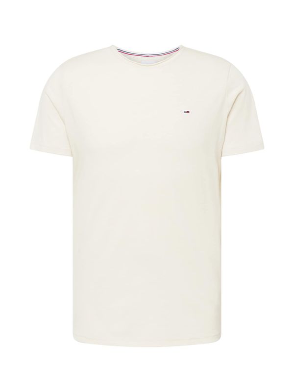 Tommy Jeans Tommy Jeans Majica 'Jaspe'  svijetlobež / mornarsko plava / crvena / bijela