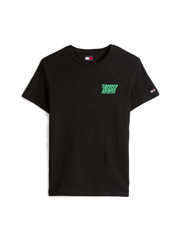 Tommy Jeans Tommy Jeans Majica  limeta / crna