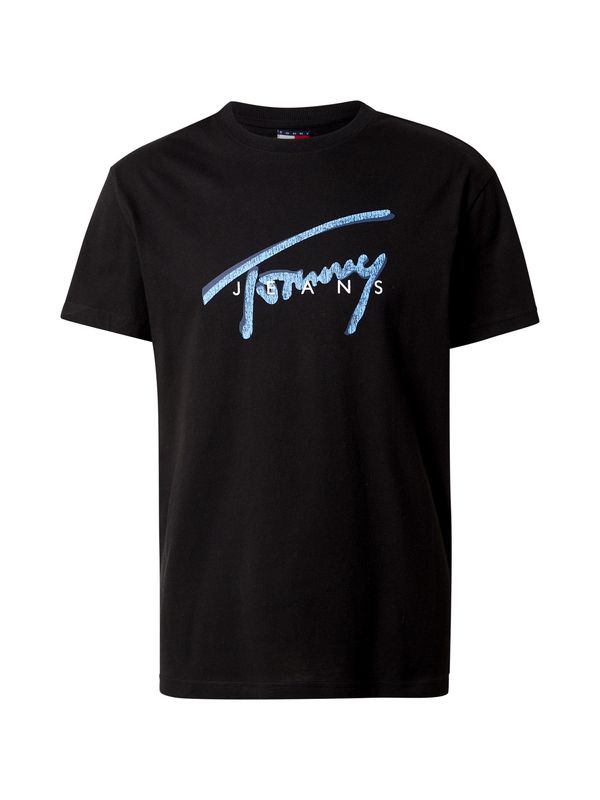 Tommy Jeans Tommy Jeans Majica  svijetloplava / crna / bijela