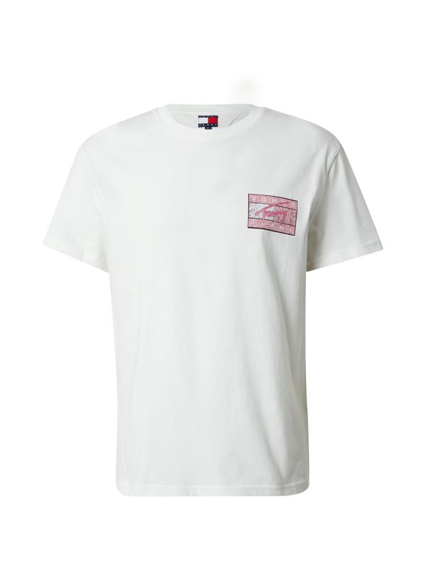 Tommy Jeans Tommy Jeans Majica  svijetloroza / bijela