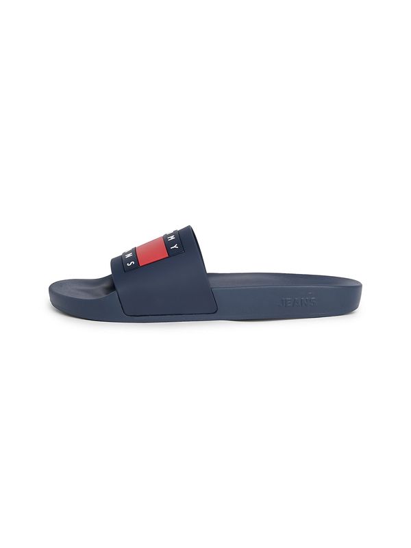 Tommy Jeans Tommy Jeans Natikače s potpeticom 'Essential'  morsko plava / vatreno crvena / bijela