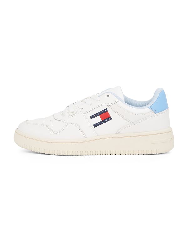 Tommy Jeans Tommy Jeans Niske tenisice 'RETRO BASKET ESS MEG 3A3'  mornarsko plava / svijetloplava / crvena / bijela