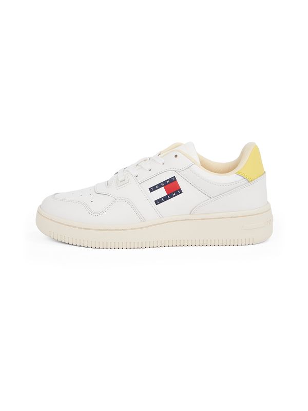 Tommy Jeans Tommy Jeans Niske tenisice 'RETRO BASKET ESS MEG 3A3'  mornarsko plava / žuta / crvena / bijela