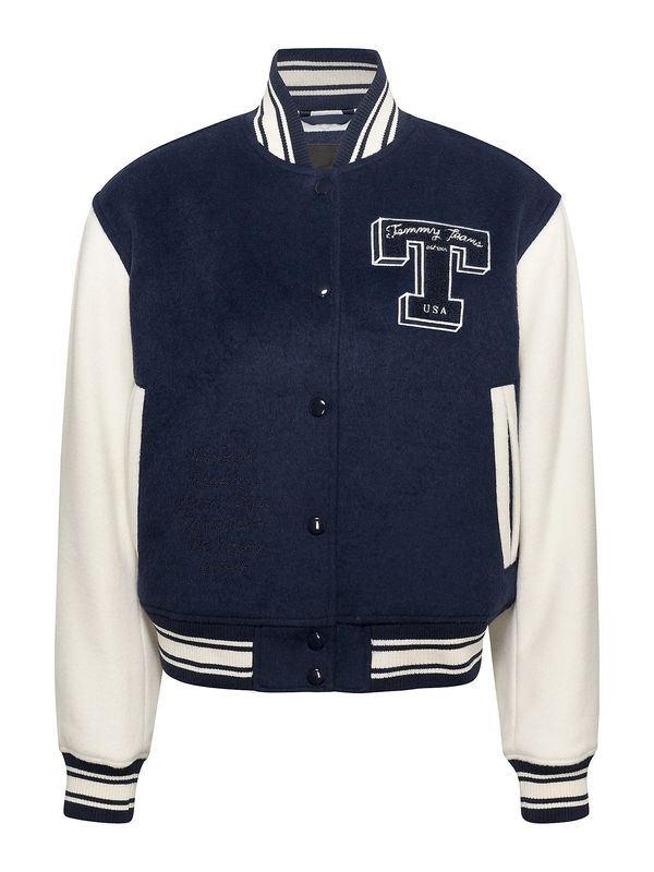 Tommy Jeans Tommy Jeans Prijelazna jakna  mornarsko plava / bijela