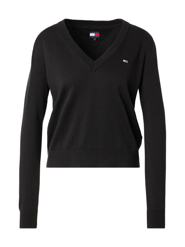 Tommy Jeans Tommy Jeans Pulover 'ESSENTIAL'  crna