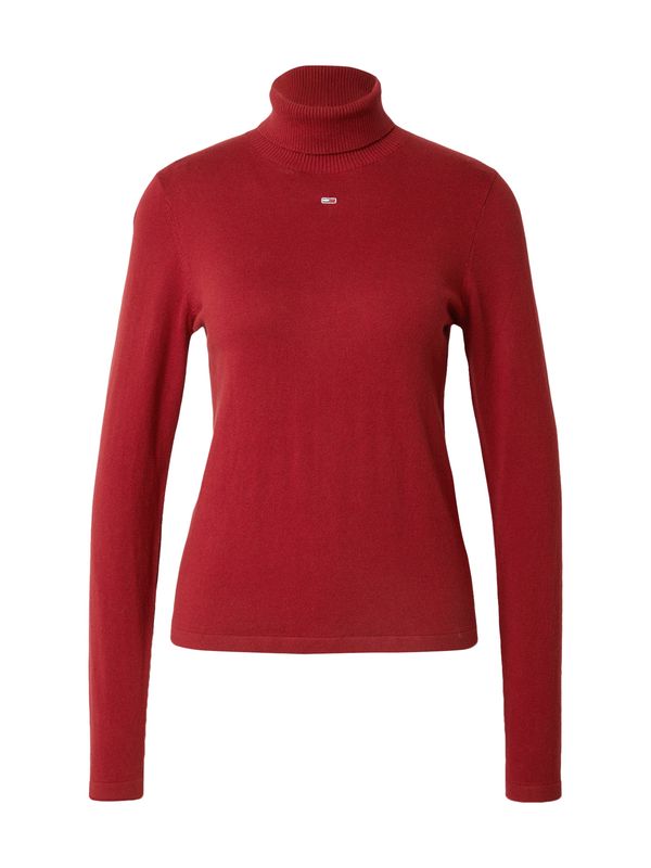 Tommy Jeans Tommy Jeans Pulover 'ESSENTIAL'  rubin crvena