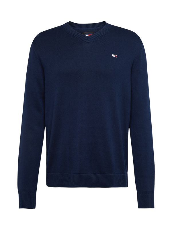Tommy Jeans Tommy Jeans Pulover 'ESSENTIAL'  tamno plava / crvena / bijela