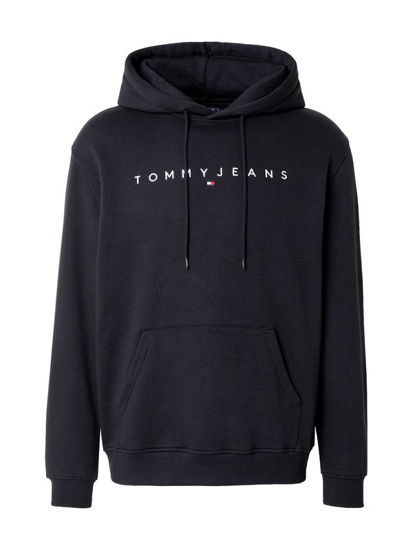 Tommy Jeans Tommy Jeans Sweater majica  crna / bijela