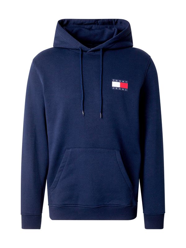 Tommy Jeans Tommy Jeans Sweater majica 'ESSENTIAL'  mornarsko plava / svijetlocrvena / bijela