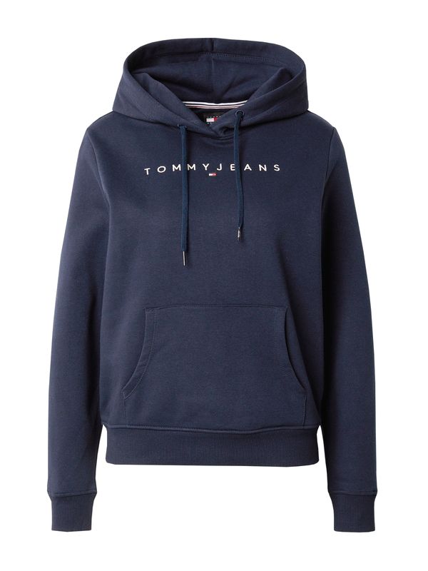Tommy Jeans Tommy Jeans Sweater majica  mornarsko plava / vatreno crvena / bijela