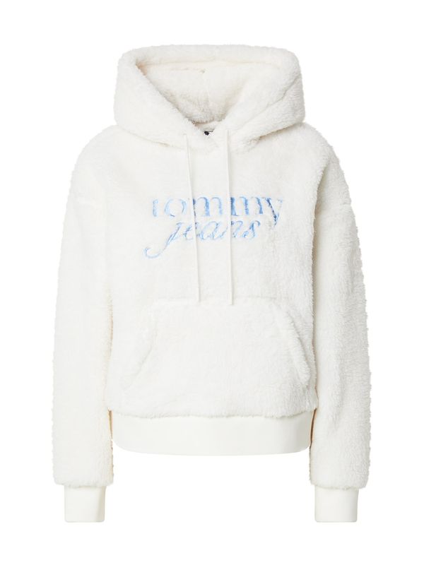 Tommy Jeans Tommy Jeans Sweater majica  svijetloplava / vuneno bijela