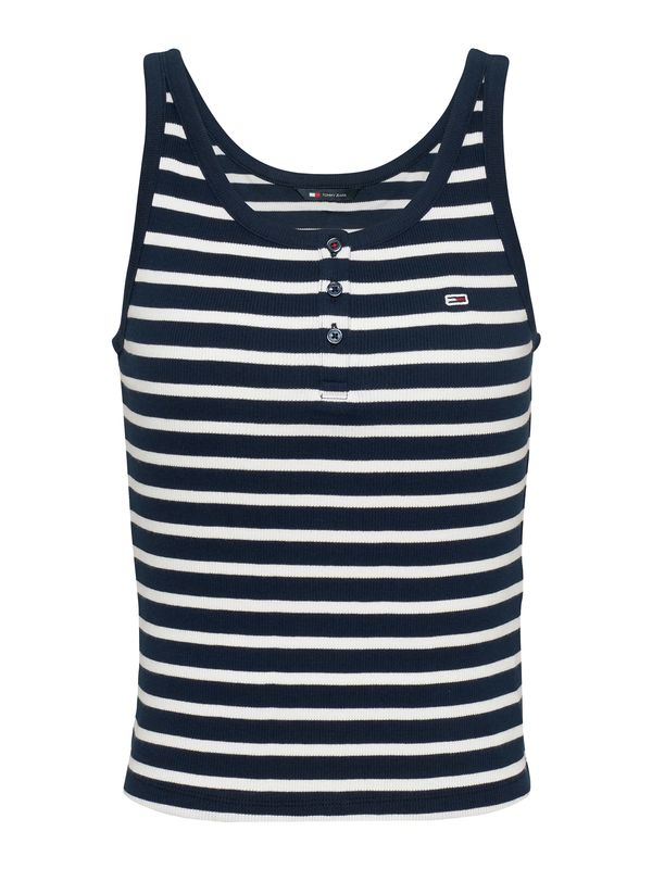 Tommy Jeans Tommy Jeans Top  mornarsko plava / bijela