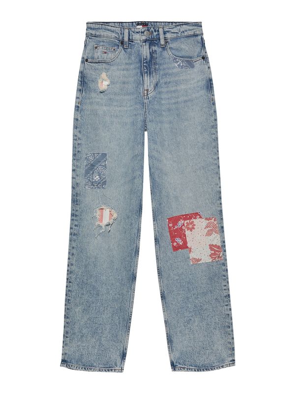 Tommy Jeans Tommy Jeans Traperice 'LAYLA'  mornarsko plava / plavi traper / rubin crvena / prljavo bijela
