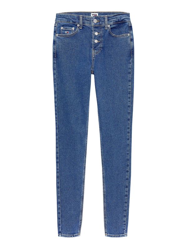 Tommy Jeans Tommy Jeans Traperice 'Nora'  plavi traper / crvena / bijela