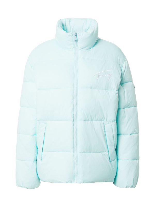 Tommy Jeans Tommy Jeans Zimska jakna  akvamarin / bijela