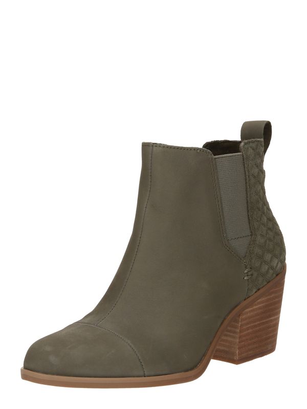 TOMS TOMS Chelsea čizme 'EVERLY'  maslinasta