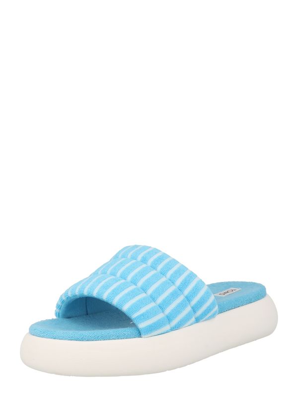 TOMS TOMS Natikače s potpeticom 'ALPARGATA MALLOW SLIDE'  svijetloplava / bijela