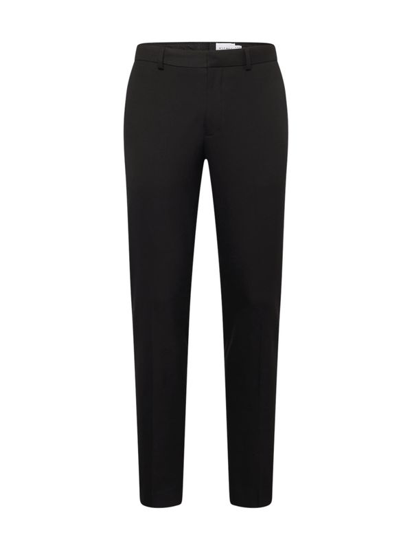 TOPMAN TOPMAN Hlače na crtu  crna