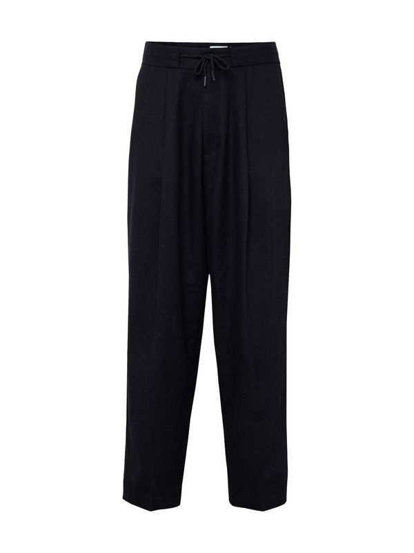 TOPMAN TOPMAN Hlače s naborima  crna