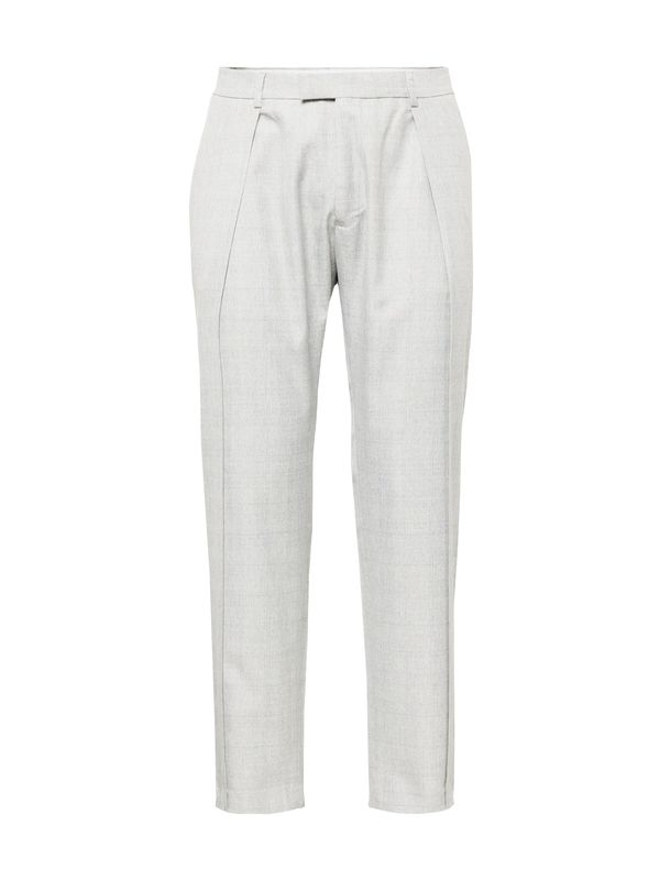 TOPMAN TOPMAN Hlače s naborima  siva / svijetlosiva