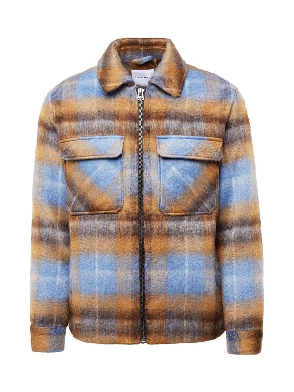 TOPMAN TOPMAN Prijelazna jakna  plava / smeđa