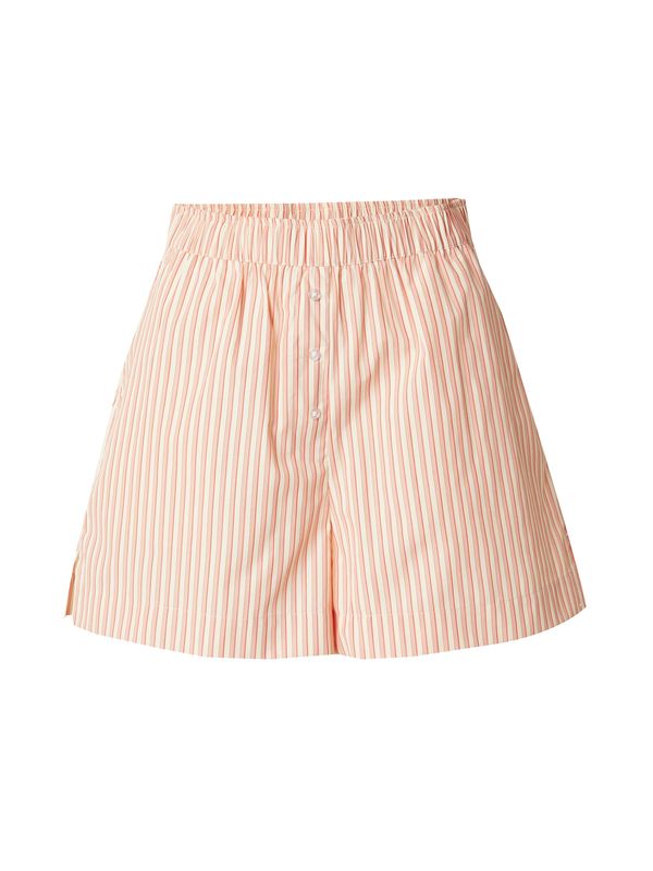 TOPSHOP TOPSHOP Hlače  roza / karmin crvena / vuneno bijela