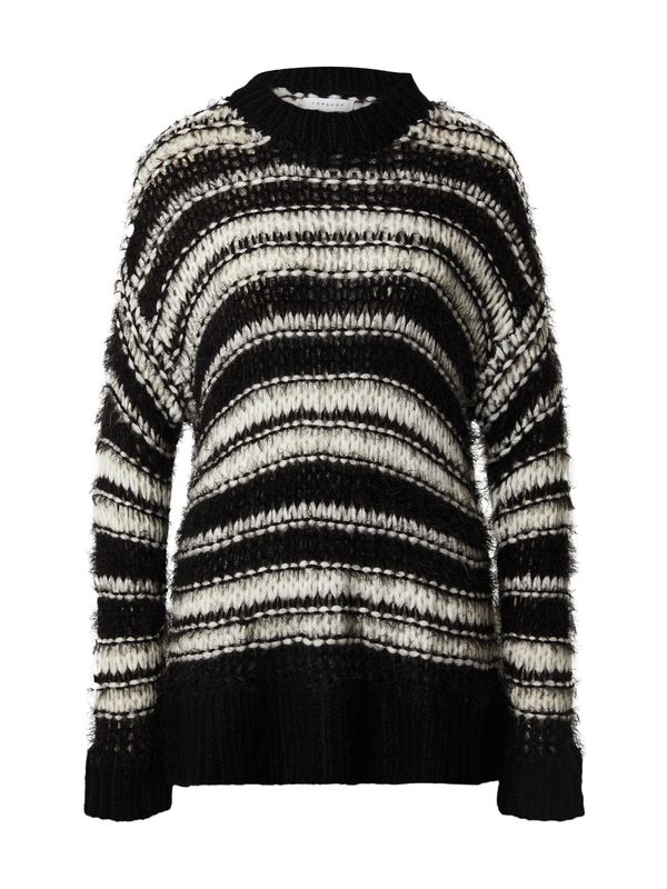 TOPSHOP TOPSHOP Pulover  crna / bijela