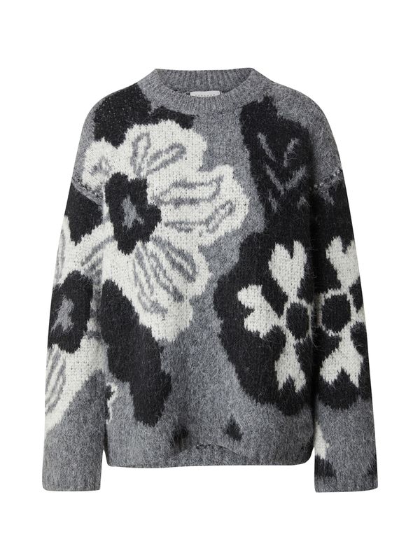 TOPSHOP TOPSHOP Pulover  siva / crna / bijela