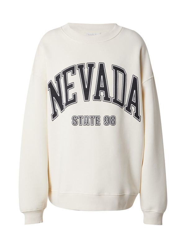 TOPSHOP TOPSHOP Sweater majica 'Nevada'  boja pijeska / crna / bijela