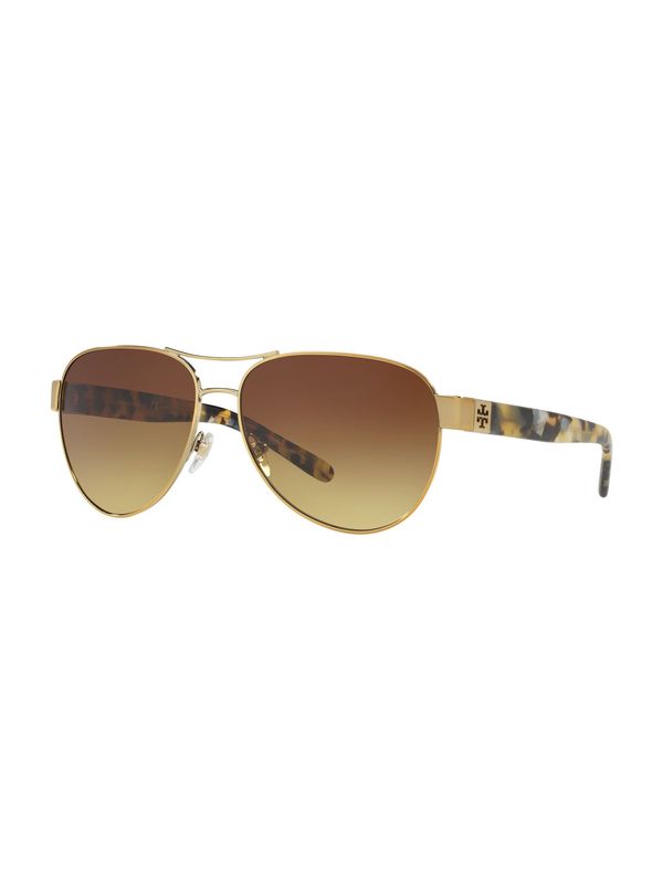 Tory Burch Tory Burch Sunčane naočale 'TY6051 319313'  morsko plava / smeđa / zlatna