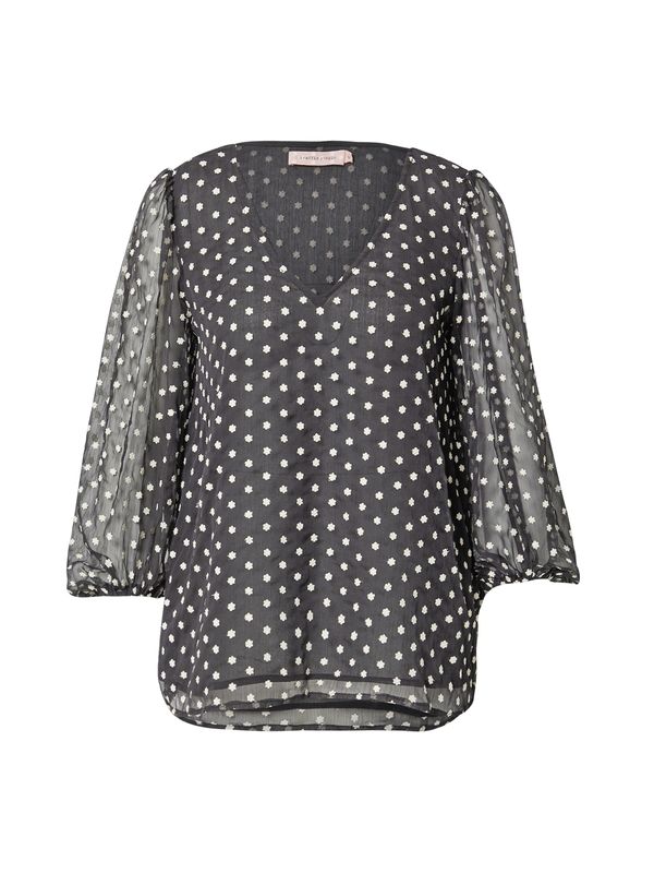 Traffic People Traffic People Bluza 'Mollie'  crna / bijela