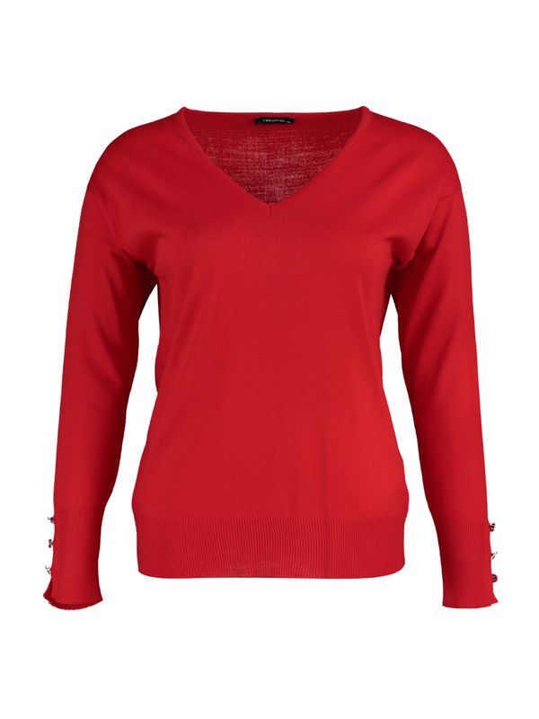 Trendyol Curve Trendyol Curve Pulover  crvena