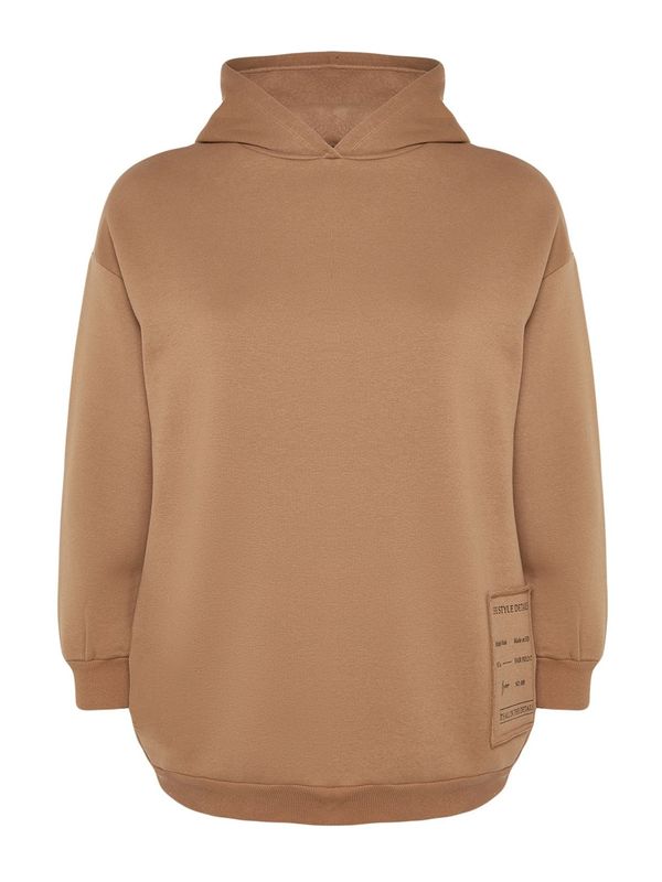 Trendyol Curve Trendyol Curve Sweater majica  brokat / crna