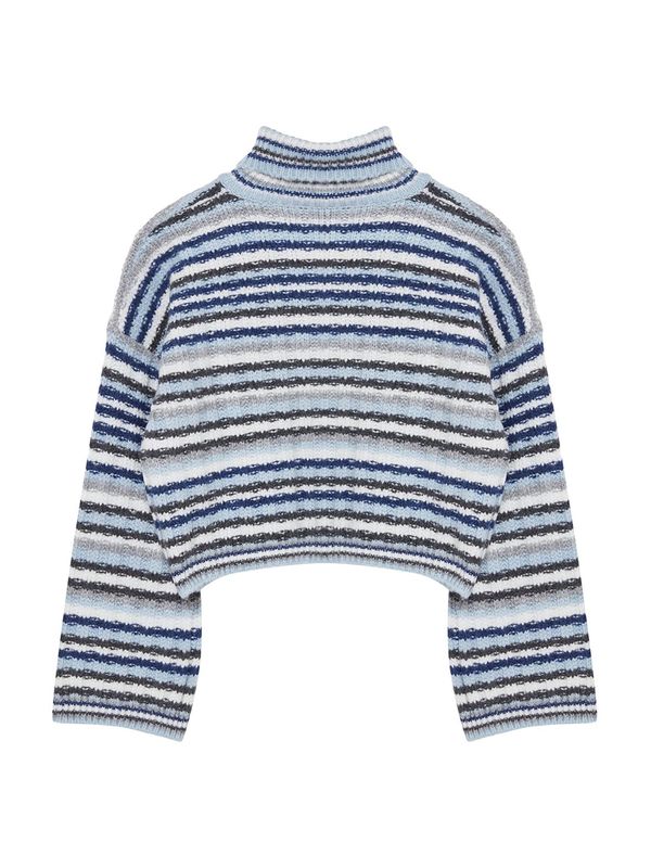 Trendyol Trendyol Pulover  svijetloplava / tamno plava / svijetlosiva / bijela