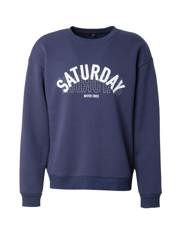 Trendyol Trendyol Sweater majica  indigo / bijela