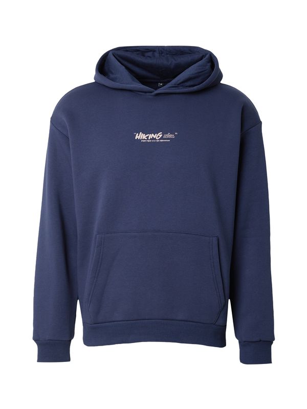 Trendyol Trendyol Sweater majica  mornarsko plava / svijetlosiva / tamo siva / pastelno roza