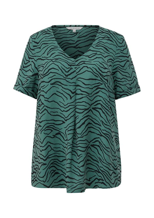 TRIANGLE TRIANGLE Bluza  zelena / crna