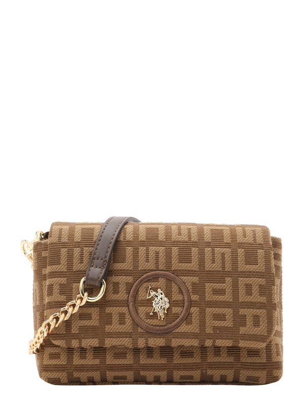U.S. POLO ASSN. U.S. POLO ASSN. Torba preko ramena  zeleno smeđa / cappuccino